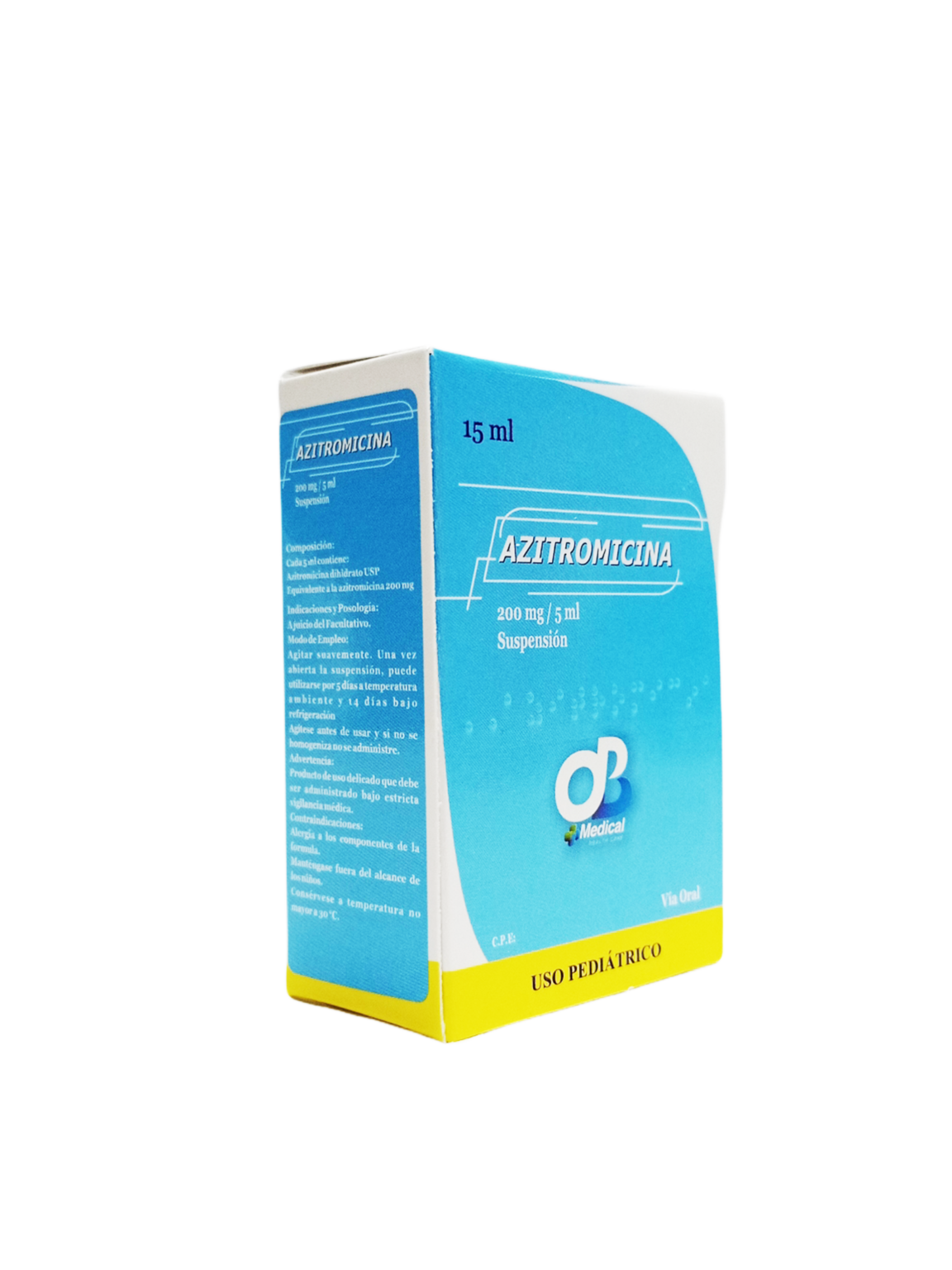AZITROMICINA 200mg/5ml SUSP | OBMedical